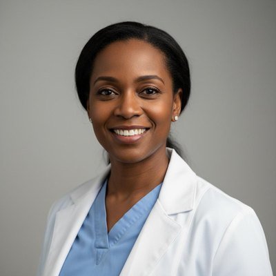 Illustrative portrait of a clinician.
