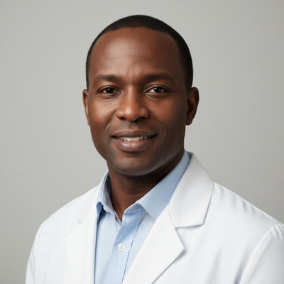 Illustrative portrait of a clinician.